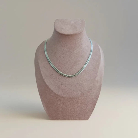 Alltagsmagie Ketten – Minimalistische Edelstahl Chains -Gold & Silber - Snake / Silber - Halskette