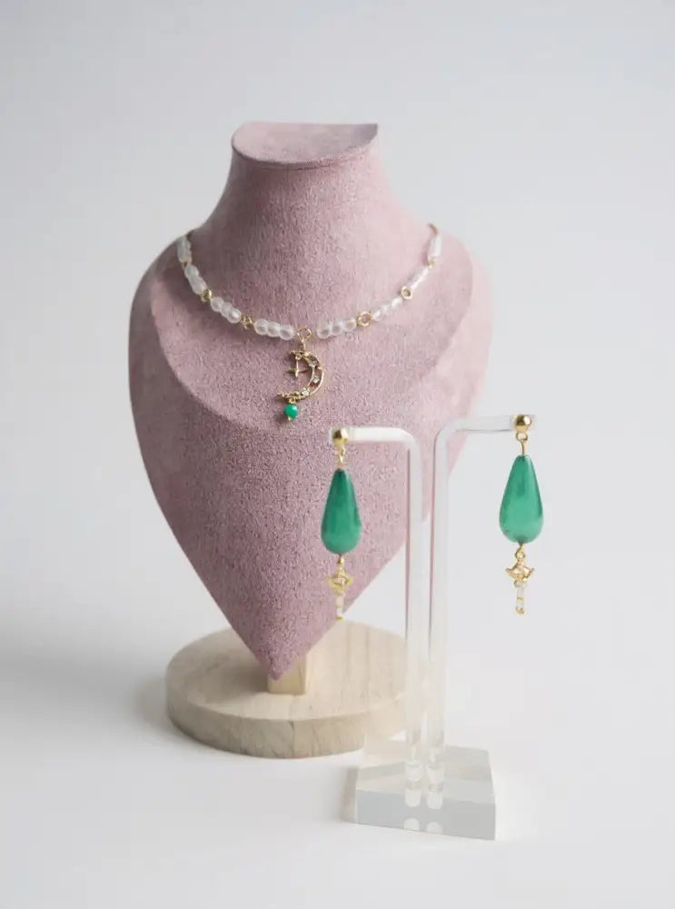 Aeriselle-Mage the Green Moon Halskette-Edelstahl Gold - Halskette