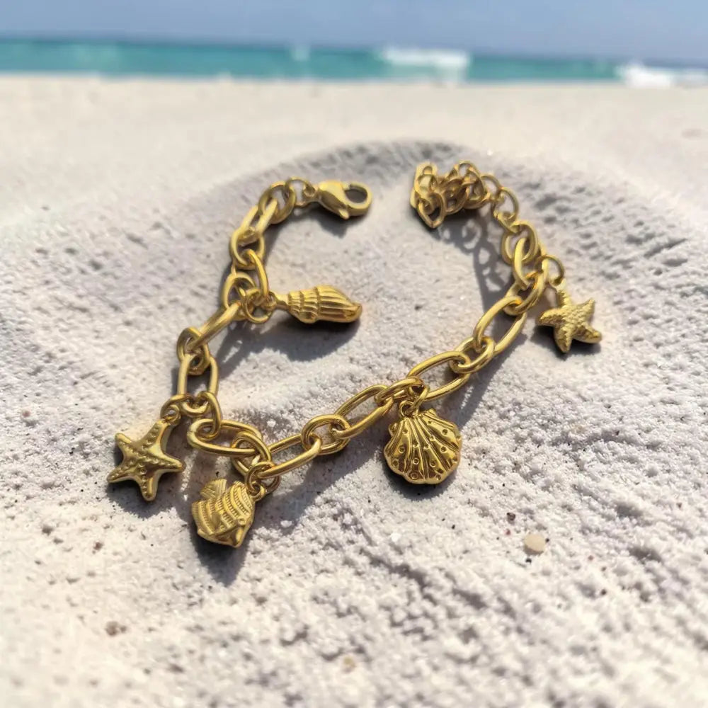 Ocean Treasure Bracelets-Sun & Moon & Smiley & Ocean - Ocean - Armbänder
