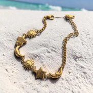Ocean Treasure Bracelets-Sun & Moon & Smiley & Ocean - Sun & Star & Moon Link - Armbänder