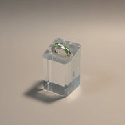 Aeriselle-Eclipse Chequered Ring Green-Edelstahl Gold & Silver - Silber - Ringe