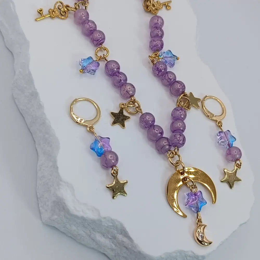 Aeriselle-Eliyra The Guardian of Sisterhood Amulet-Edelstahl Gold - Halskette