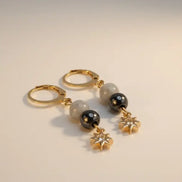 Aeriselle-Grey Lady of Forgotten Land Earrings-Edelstahl Gold - Ohrringe