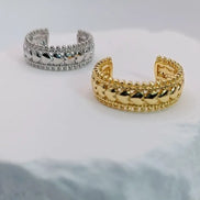 Ear Cuff Gold Silber