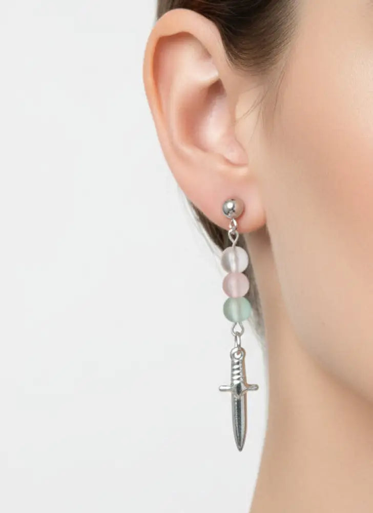 Aeriselle-Hero the Butterfly Wings Earrings-Edelstahl Silver - Ohrringe