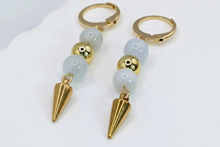 Aeriselle-Little Yellow Star Earrings-Edelstahl Gold - Ohrringe