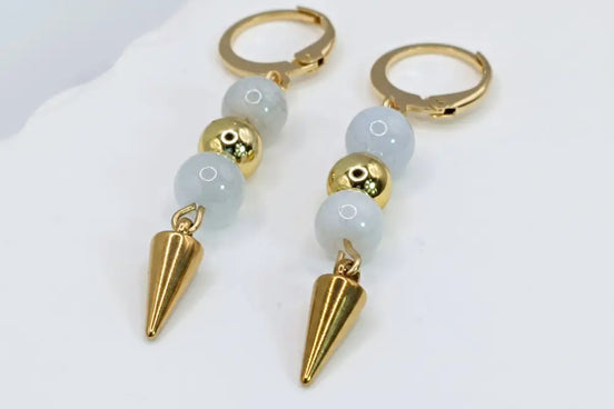 Aeriselle-Little Yellow Star Earrings-Edelstahl Gold - Ohrringe