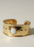 Aeriselle-Radiant Pearl Ring -Edelstahl Gold-White & Silver White - Gold - Ringe
