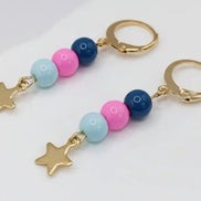 Aeriselle-Starfish Earrings-Edelstahl Gold - Ohrringe