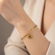 Stern anhanger und gold kette