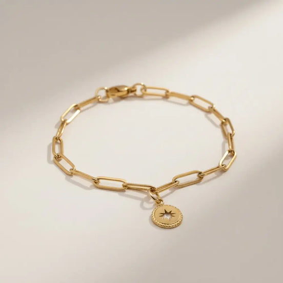 Aeriselle-Starlight Bracelet-Edelstahl Gold - Armbänder