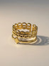 Aeriselle-Starlight Ring-Edelstahl Gold - Ringe