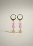 Aeriselle-Starlight Sisterhood Earrings-Edestahl Pink & Gold - Ohrringe