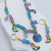 Aeriselle-Starlight Sisterhood Protection Earrings-Edestahl Gold - Ohrringe