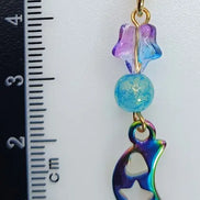 Aeriselle-Starlight Sisterhood Protection Earrings-Edestahl Gold - Ohrringe