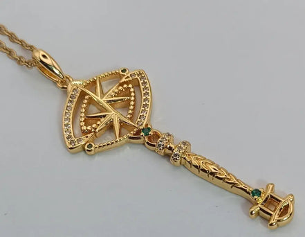 Aeriselle-Starlight Sisterhood Zodiac Amulets-Edelstahl & Zirkonia Gold - Halskette