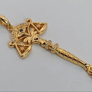 Aeriselle-Starlight Sisterhood Zodiac Amulets-Edelstahl & Zirkonia Gold - Halskette