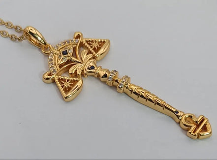 Aeriselle-Starlight Sisterhood Zodiac Amulets-Edelstahl & Zirkonia Gold - Halskette