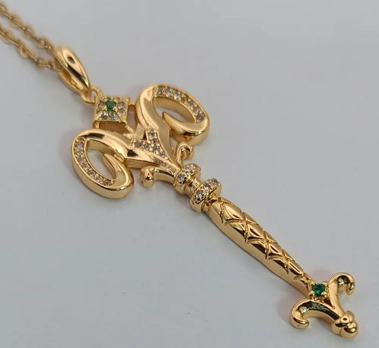 Aeriselle-Starlight Sisterhood Zodiac Amulets-Edelstahl & Zirkonia Gold - Halskette
