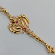 Aeriselle-Starlight Sisterhood Zodiac Amulets-Edelstahl & Zirkonia Gold - Halskette