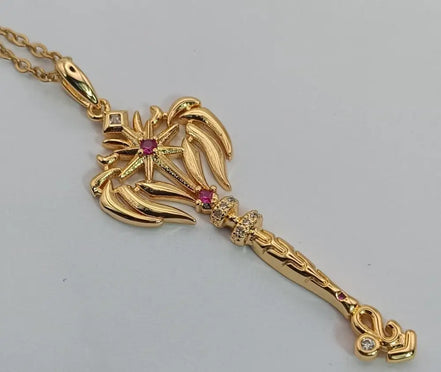 Aeriselle-Starlight Sisterhood Zodiac Amulets-Edelstahl & Zirkonia Gold - Halskette