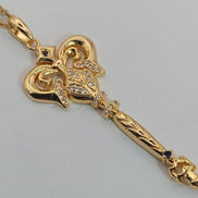 Aeriselle-Starlight Sisterhood Zodiac Amulets-Edelstahl & Zirkonia Gold - Halskette