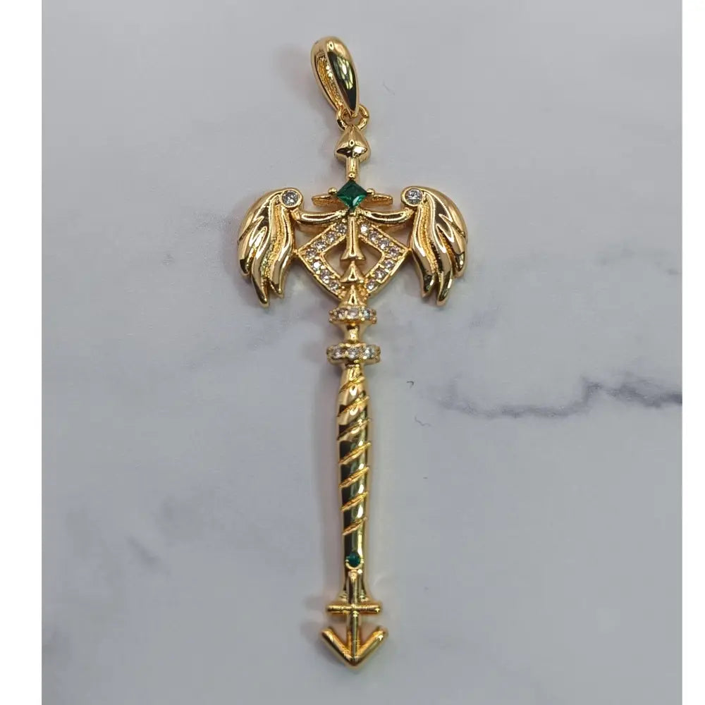 Aeriselle-Starlight Sisterhood Zodiac Amulets-Edelstahl & Zirkonia Gold - Schütze - Halskette