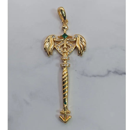 Aeriselle-Starlight Sisterhood Zodiac Amulets-Edelstahl & Zirkonia Gold - Schütze - Halskette