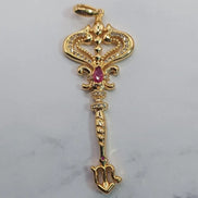 Aeriselle-Starlight Sisterhood Zodiac Amulets-Edelstahl & Zirkonia Gold - Skorpion - Halskette