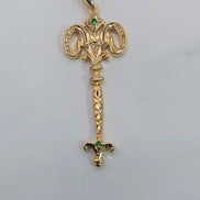 Aeriselle-Starlight Sisterhood Zodiac Amulets-Edelstahl & Zirkonia Gold - Widder - Halskette