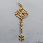 Aeriselle-Starlight Sisterhood Zodiac Amulets-Edelstahl & Zirkonia Gold - Zwillinge - Halskette