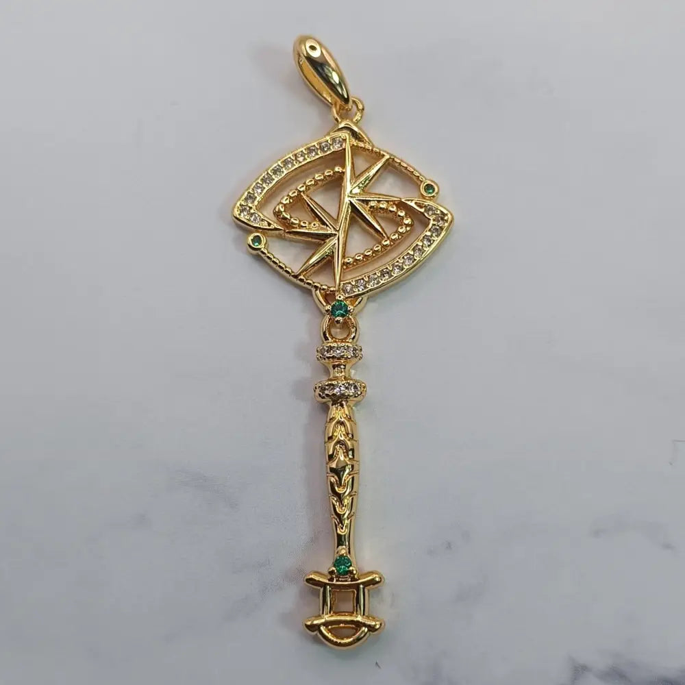 Aeriselle-Starlight Sisterhood Zodiac Amulets-Edelstahl & Zirkonia Gold - Zwillinge - Halskette