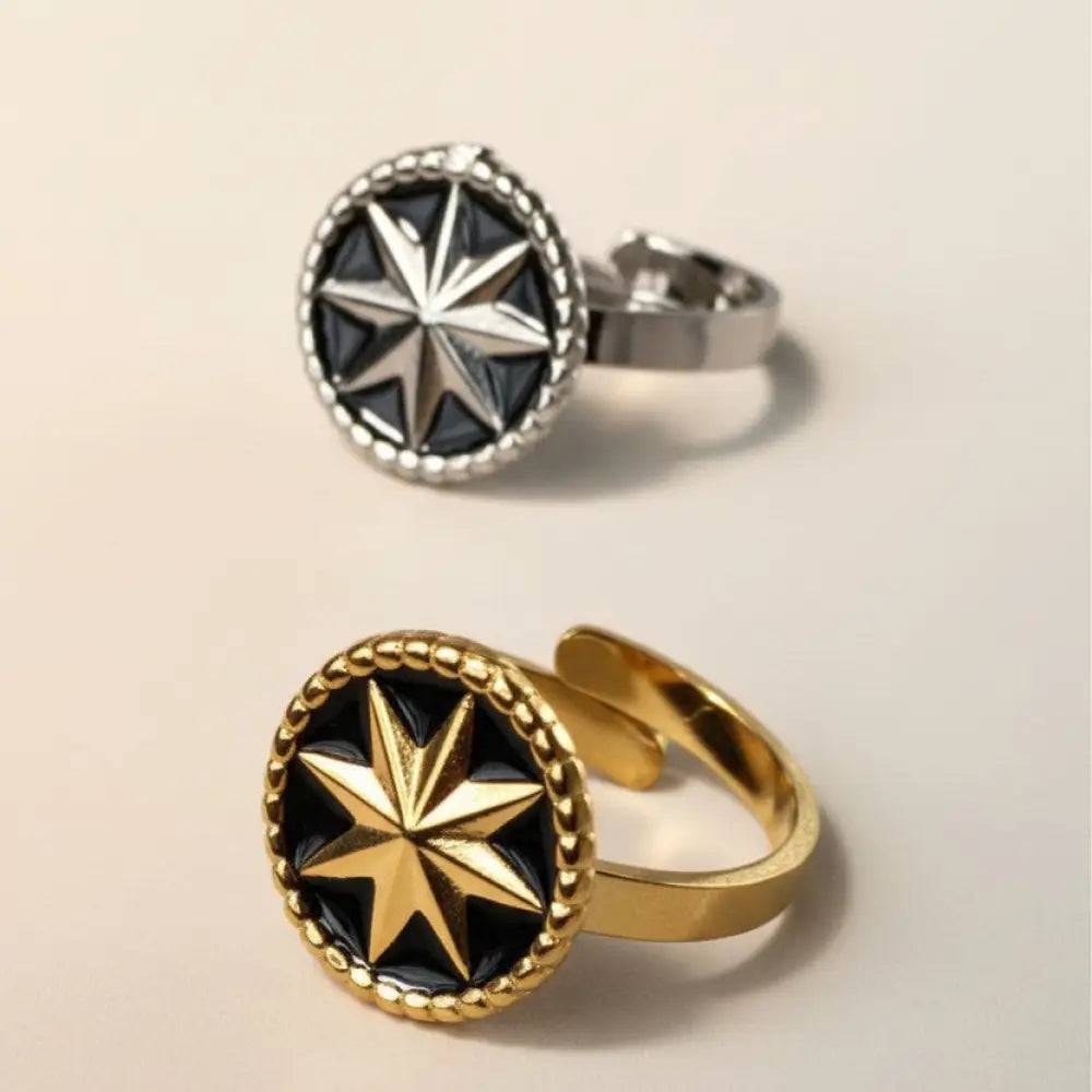 Aeriselle-Starry Night Ring-Edelstahl Gold & Silver - Ringe
