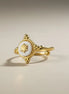 Aeriselle-Winter Star Snowflake Ring –Edelstahl Gold & Silver - Gold - Ringe