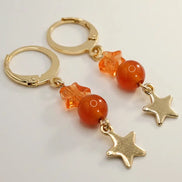 Opal Orange ohrringe