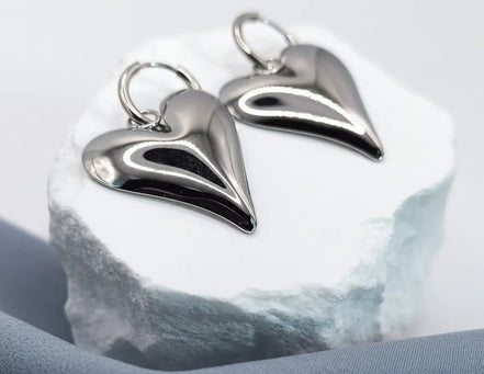 Heart of the Sky Earrings-Edelstahl Gold & Silver - Ohrringe