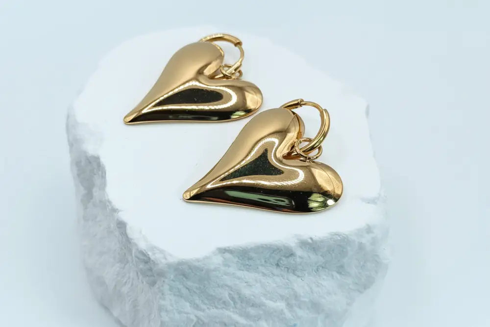 Heart of the Sky Earrings-Edelstahl Gold & Silver - Ohrringe