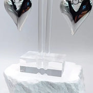 Heart of the Sky Earrings-Edelstahl Gold & Silver - Silber - Ohrringe