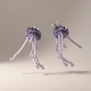 Kawaii Magic – Amethyst Jelly Ohrringe - Ohrringe
