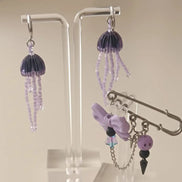 Kawaii Magic – Amethyst Jelly Ohrringe - Ohrringe