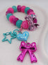 Kawaii Magic – Blush Heart Ribbon Charm - Kawaii Charms