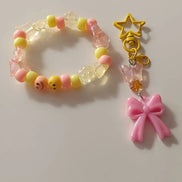 Kawaii Magic – Happy Pink Bow Charm - Kawaii Charms