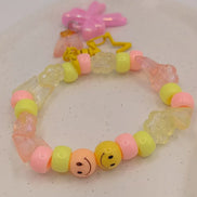 Kawaii Magic – Happy Pink Bow Charm - Kawaii Charms