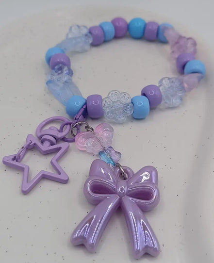 Kawaii Magic – Lavender Ribbon Charm - Kawaii Charms