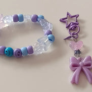 Kawaii Magic – Lavender Ribbon Charm - Kawaii Charms