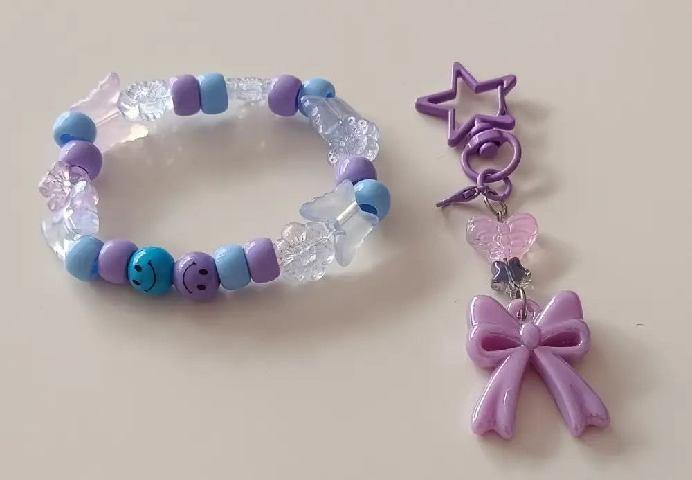 Kawaii Magic – Lavender Ribbon Charm - Kawaii Charms