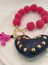 Kawaii Magic -Midnight Heart PomPom Charm - Kawaii Charms