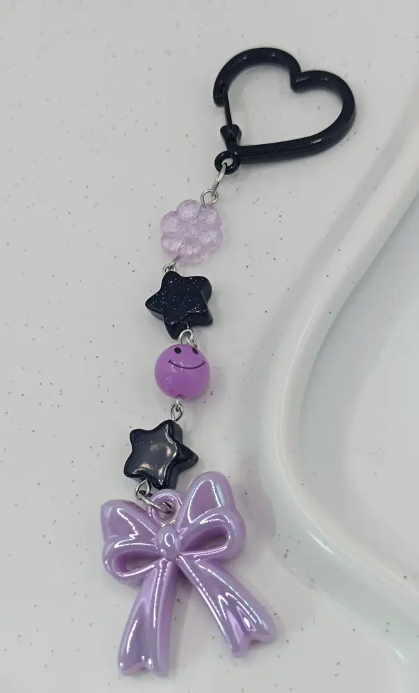 Kawaii Magic – Mystic Heart Bow Charm - Kawaii Charms