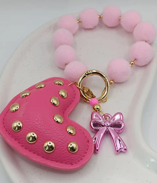 Kawaii Magic – Pink Love PomPom Charm - Kawaii Charms