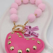 Kawaii Magic – Pink Love PomPom Charm - Kawaii Charms